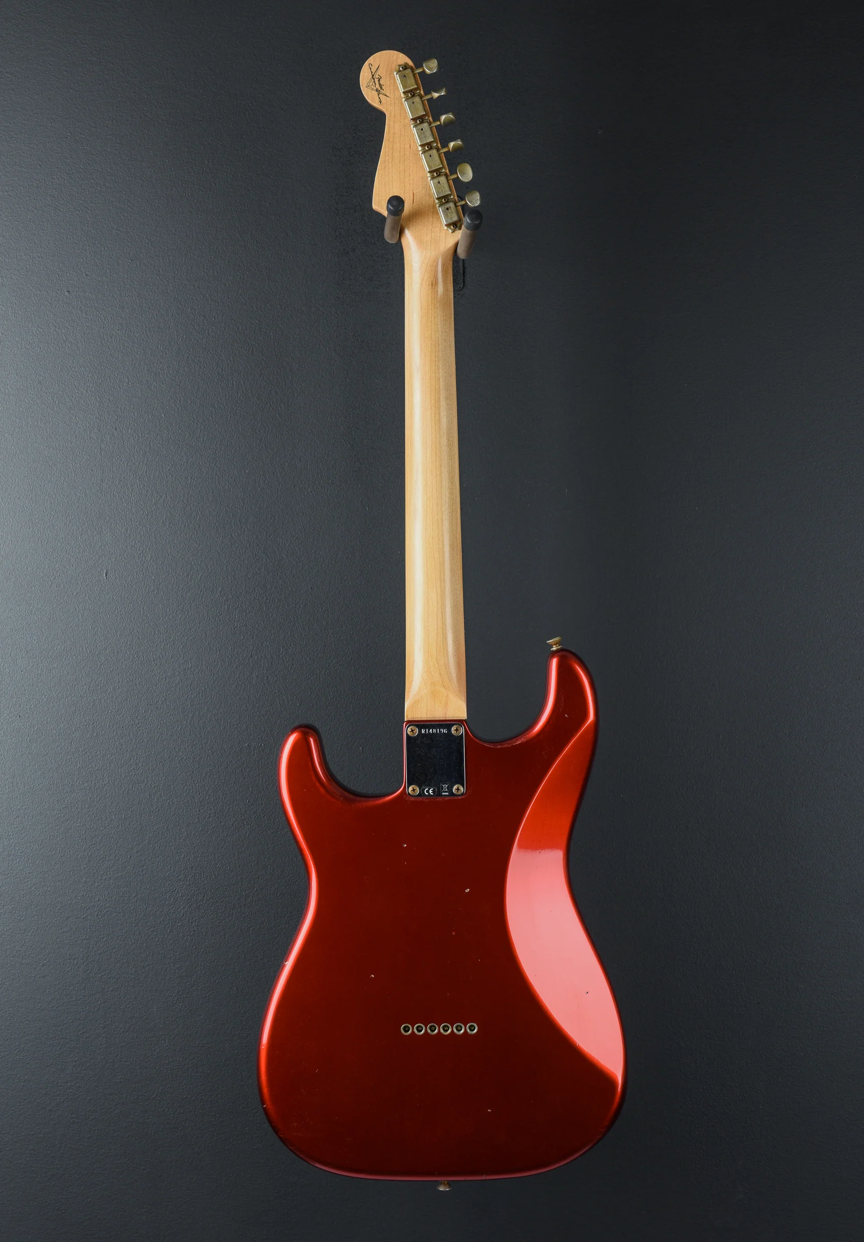 1960 Journeyman Relic Strat Hardtail - Candy Apple Red - Image 5