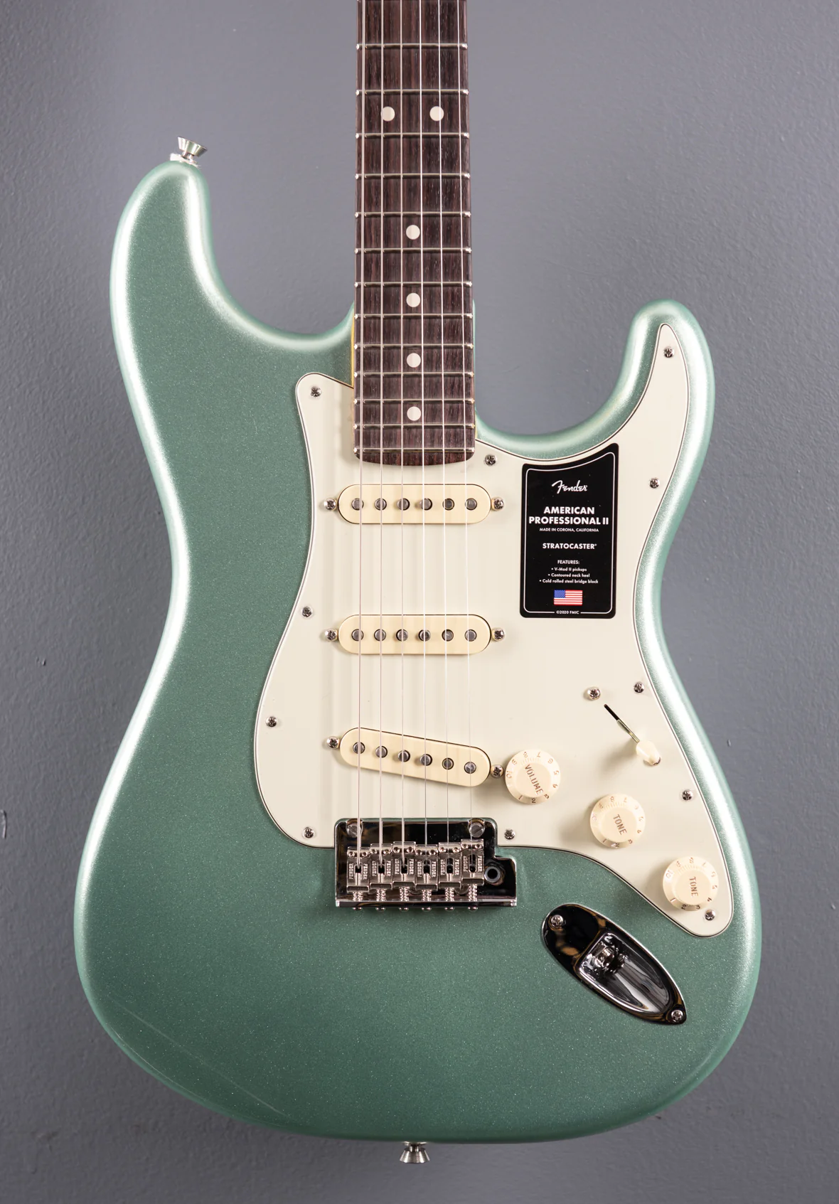 American Professional II Stratocaster - Mystic Surf Green - Image 3