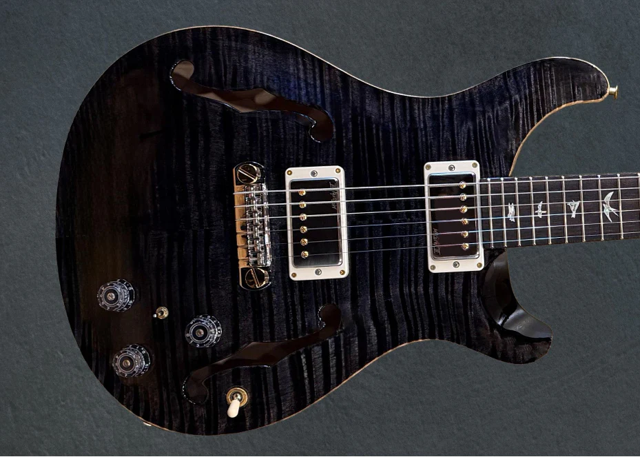 Hollowbody II Piezo 10 Top - Charcoal Burst
