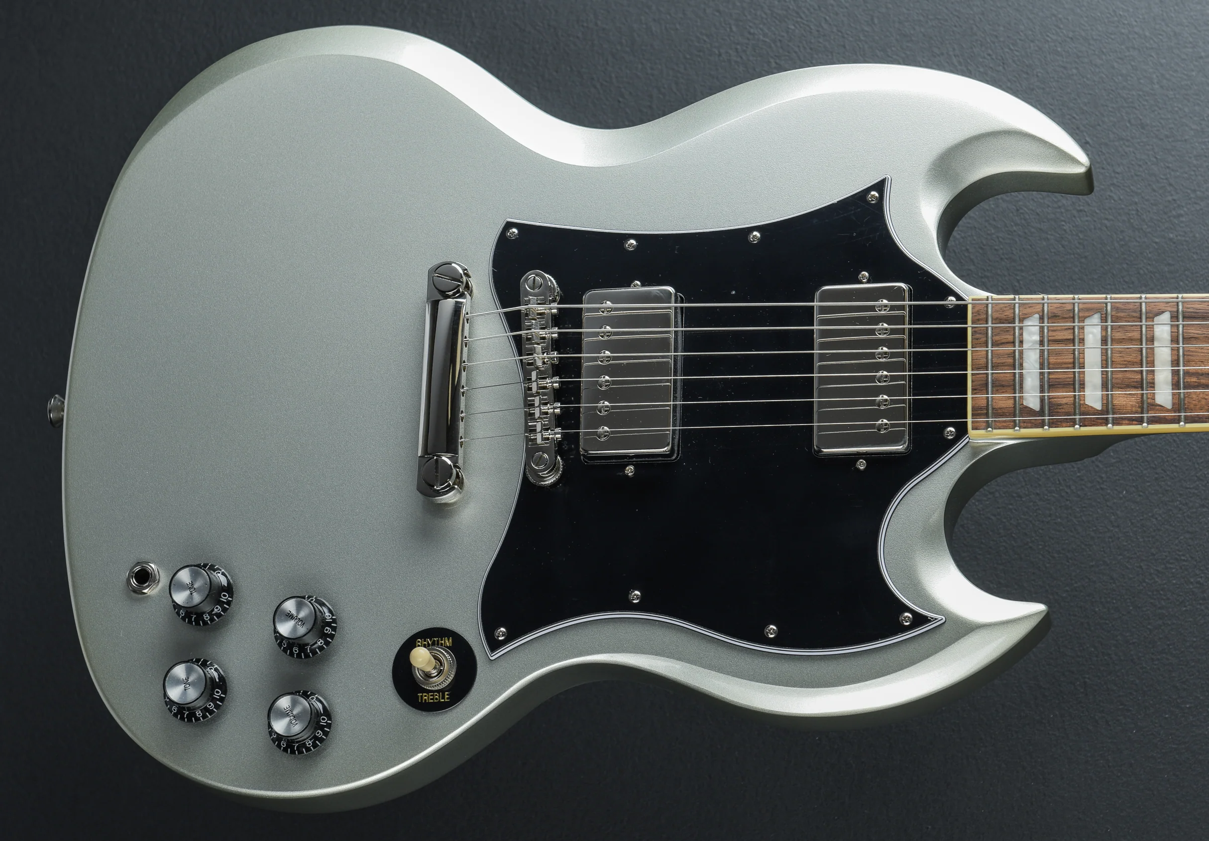 "Inspired by Gibson Collection" SG Standard - Silver Mist