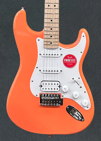 Squier SonicĀ® StratocasterĀ® HSS-Tahitian Coral - Image 2