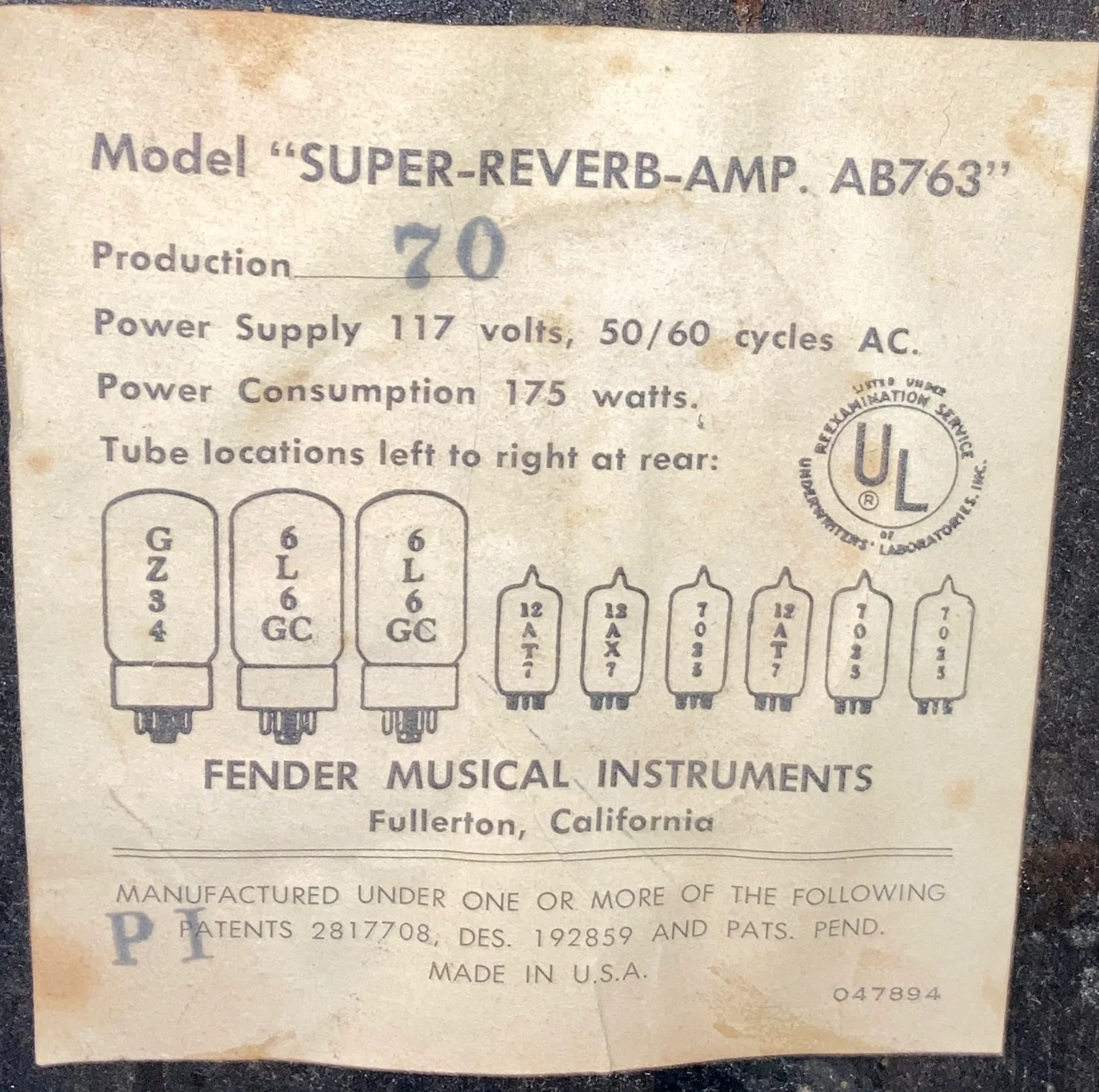 Used Super Reverb, '66 - Image 5
