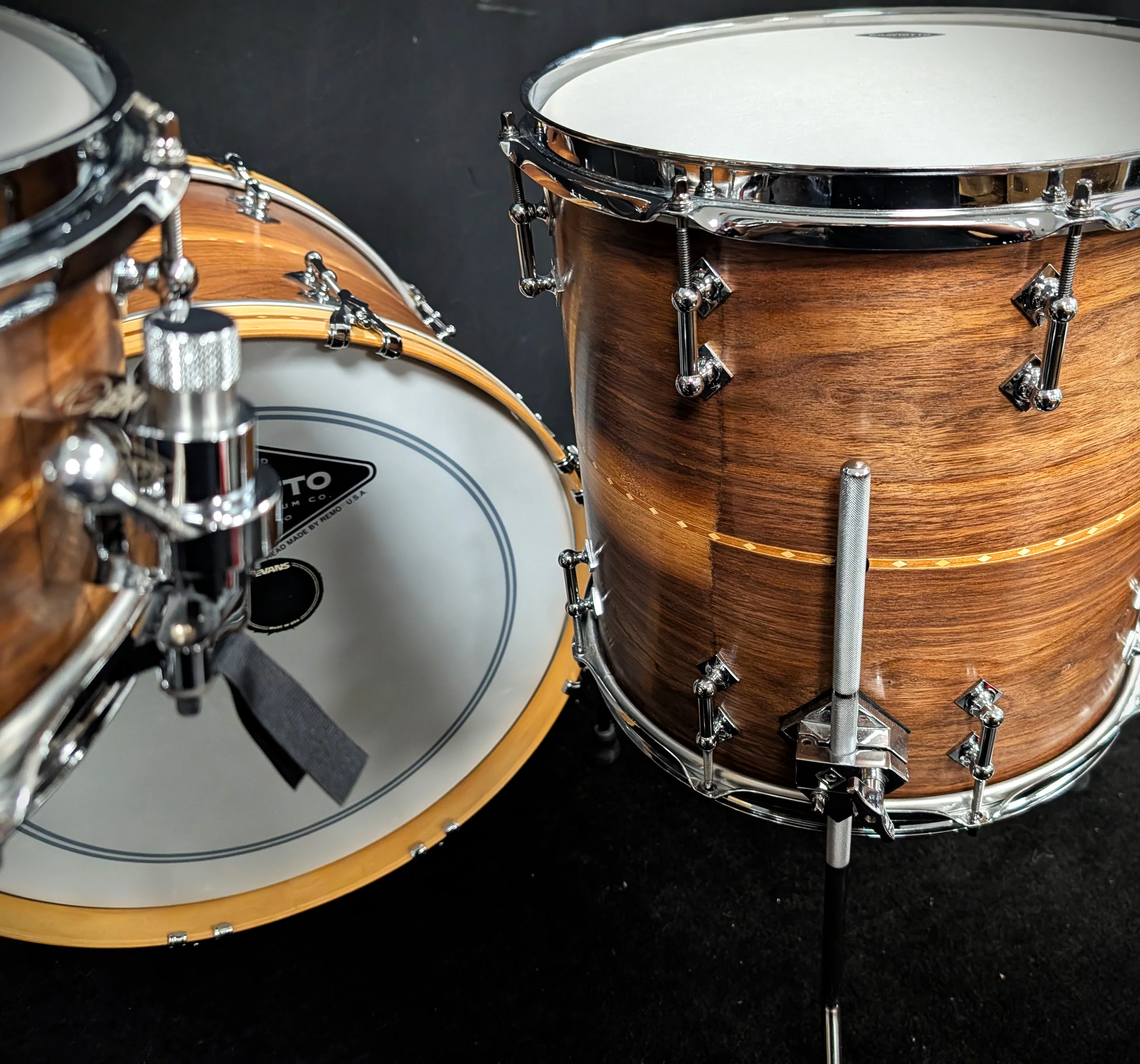 Walnut with Cherry Inlay 4 Piece Shell Pack - Image 11